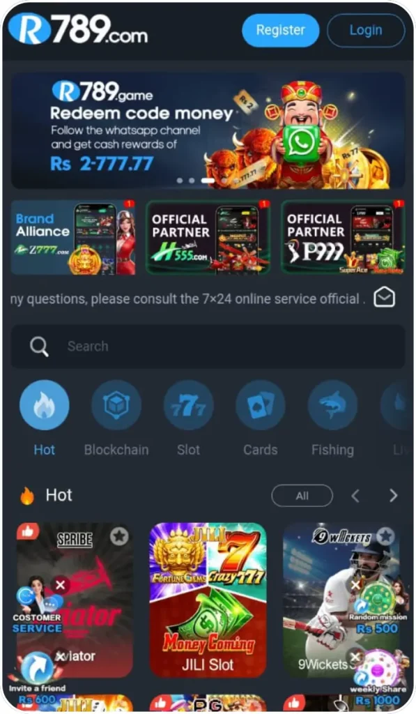 R789 Game Play Online in pakistan